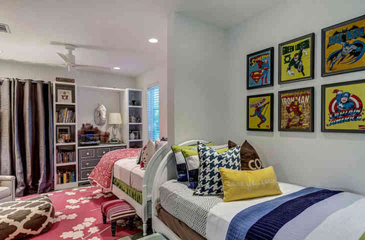 Gyermekszoba kialakítás két különböző nemű gyermek számára (FOTÓ)