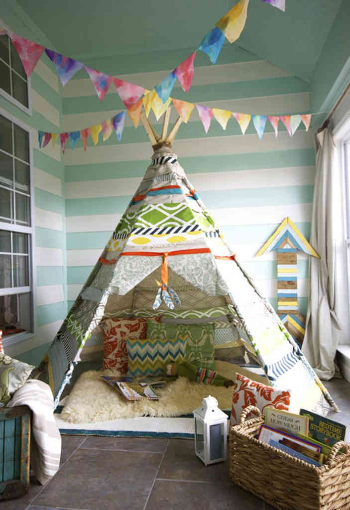 Csík a falakon és a gyerekszoba dekorációjában (FOTÓ)