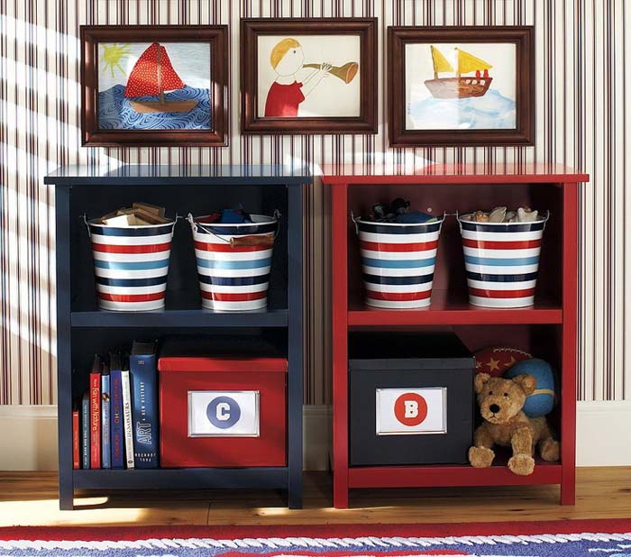 Tárolórendszerek gyerekszobákhoz (FOTÓ)