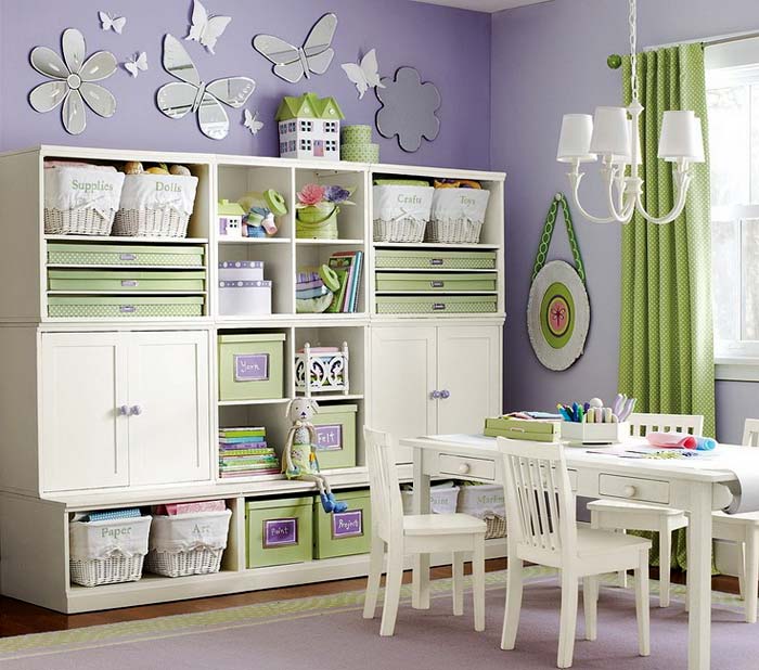 Tárolórendszerek gyerekszobákhoz (FOTÓ)