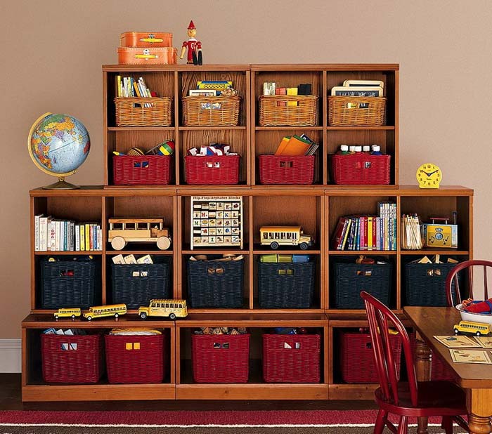 Tárolórendszerek gyerekszobákhoz (FOTÓ)