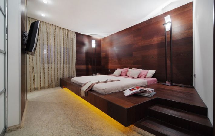 A dobogón lévő ágy előnyei és hátrányai