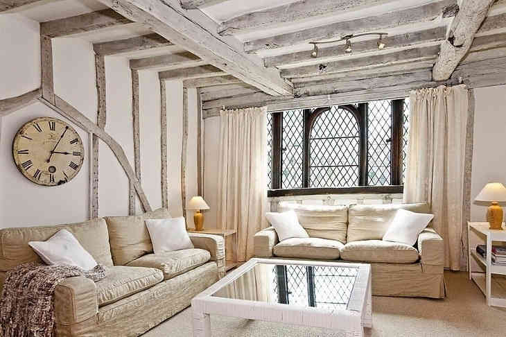 Vidéki stílus a nappaliban