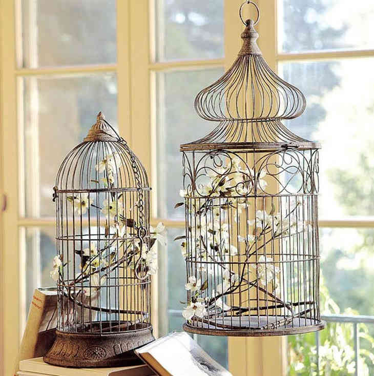 Madárketrec, mint hatékony dekorációs elem