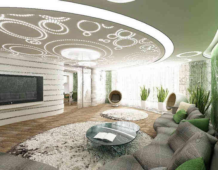 Érdekes ötletek gyönyörű mennyezetekhez