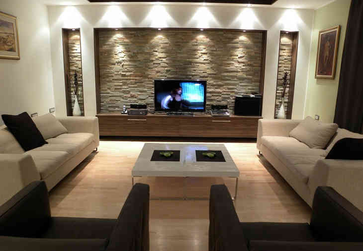 Mozi szoba a nappaliban