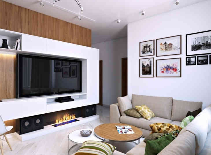 Mozi szoba a nappaliban