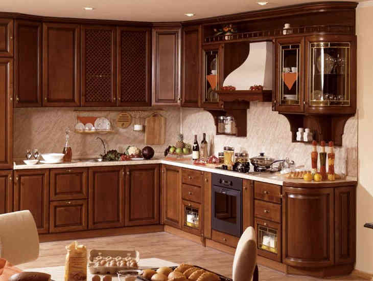 Konyha kialakítása klasszikus stílusban