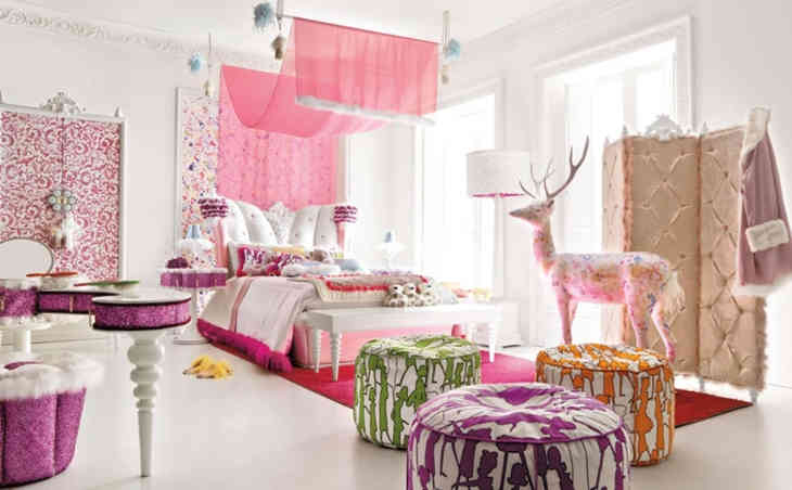 Romantikus stílusú hálószoba kialakítás