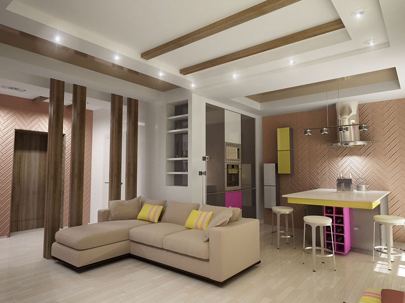 Hogyan játsszunk fel egy oszlopot a belső térben (FOTÓ)