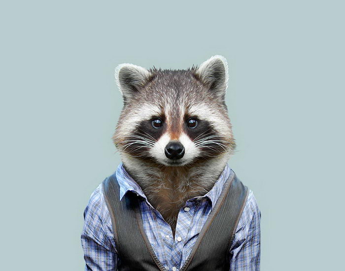 Yago Partal Animals Embernek álcázva