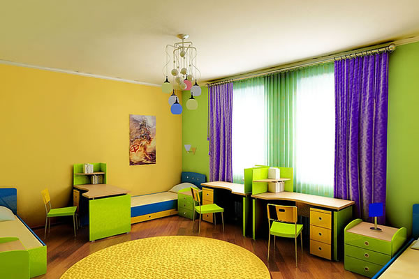 A lakás színtervének megválasztásának jellemzői