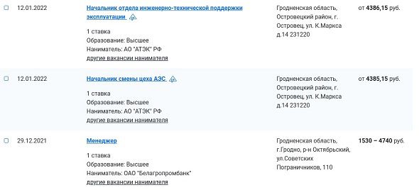 megüresedett állások