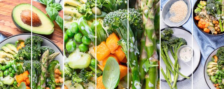 zöldségek, avokádó,