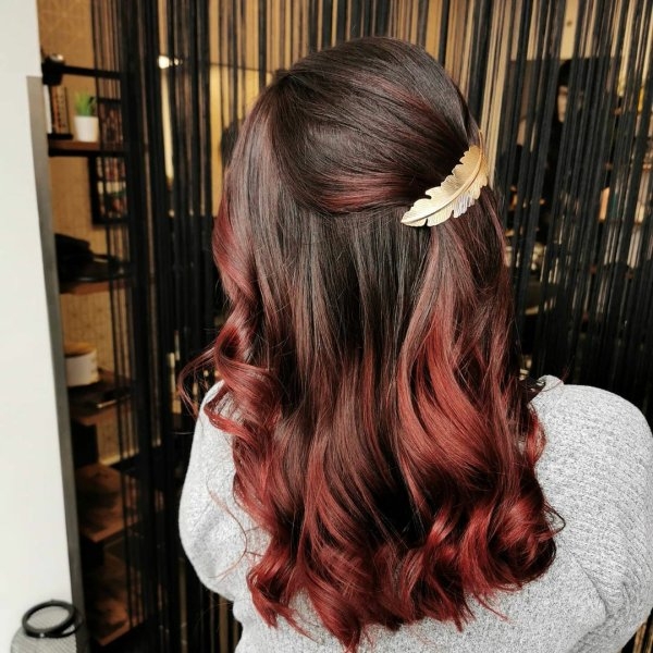 Balayage színezés