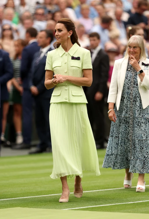 Kate Middleton, mentazöld ruhában (Fotó: GettyImages)
