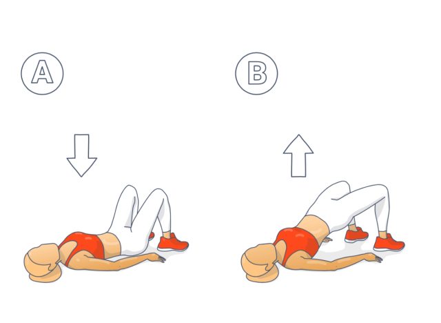 glute híd, napi jóga edzés a hasi zsír olvasztására