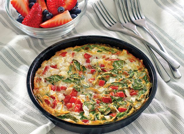 tojásfehérje frittata