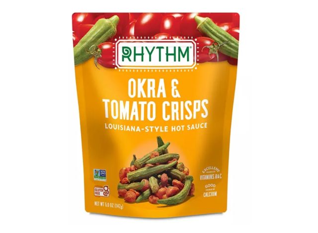 okra és paradicsom chips