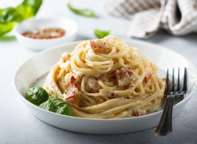 tészta carbonara szósszal