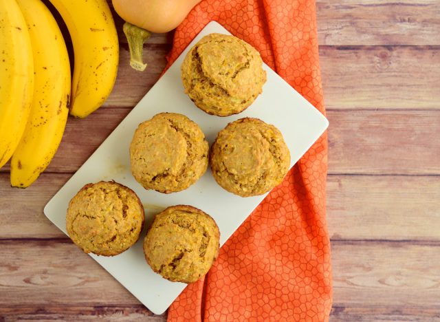 sütőtökös banános muffin