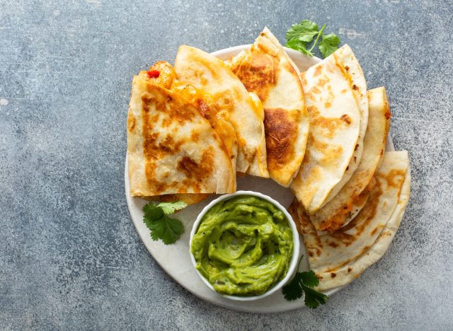 quesadilla avokádóval