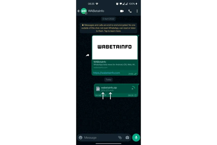 Frissítse a WhatsApp / WABetaInfo-t