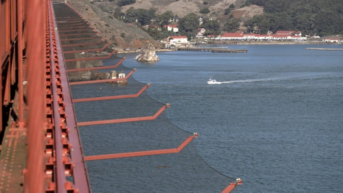 A Golden Gate hídon most biztonsági háló van az öngyilkosságok megelőzésére. Fotó: Profimedia