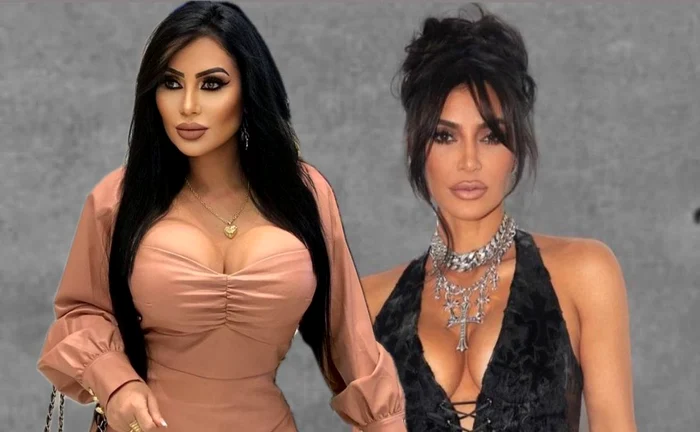 Ő Kim Kardashian dupl&aacute;ja / fot&oacute;: Instagram koll&aacute;zs