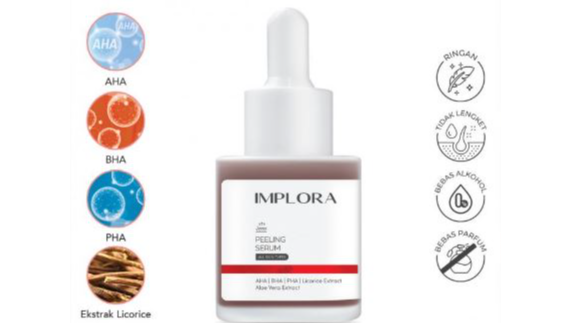 Implora peeling szérum. (implora.co.id)