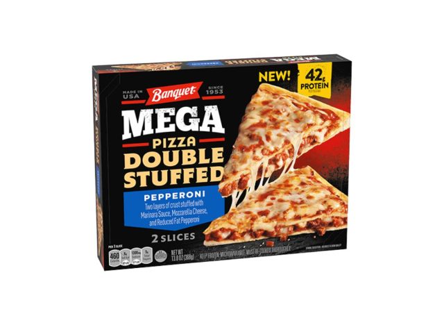 Bankett Mega dupla töltött pepperoni pizza