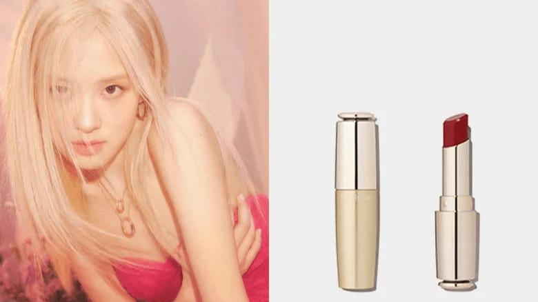 A BLACKPINK's Rose rózsásan néz ki a Sulwhasoo Lip Serum Stick rúzssal (Tiffany & Co és Sulwhasoo)