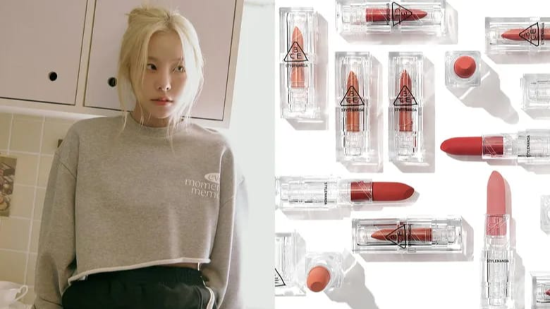 A MAMAMOO's Wheeln pírnak tűnik a Soft Matt rúzssal a 3CE-től (instagram/@whee_inthemood és 3CE)