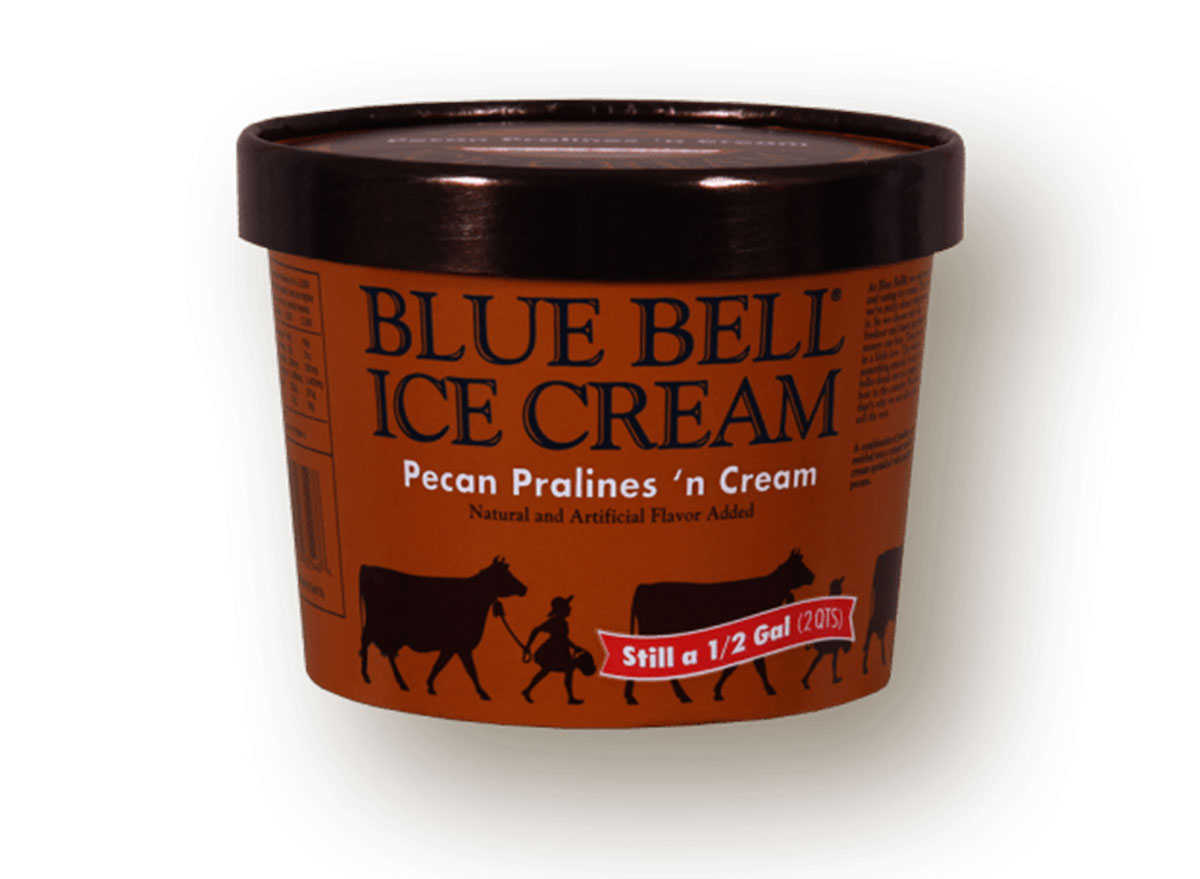 blue bell creameries pekándió praliné n krémfagylalt kád