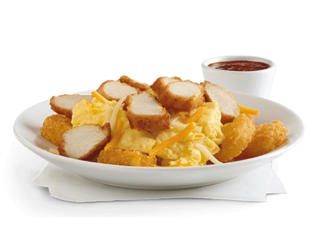 Chick fil-a hash barna rántotta tál