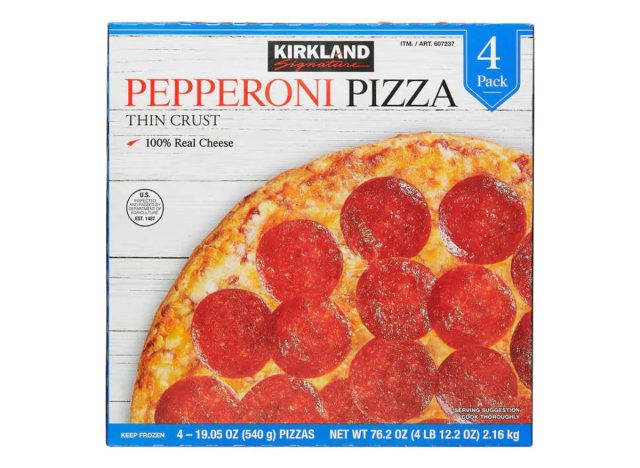 Vékony kéregű kirkland peperoni pizza