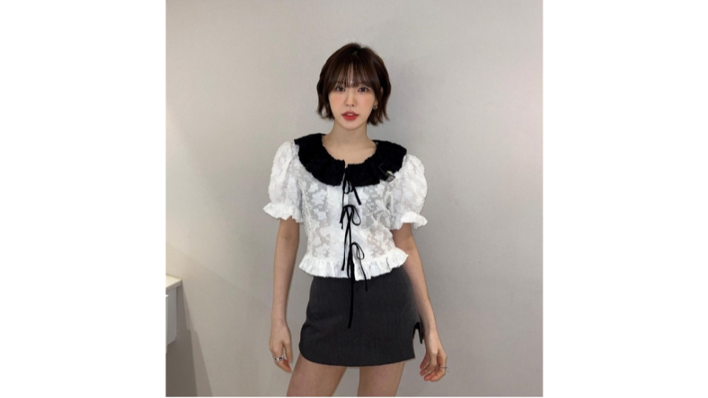 Wendy stílusú miniszoknya stílus (instagram.com/todayis_wendy)