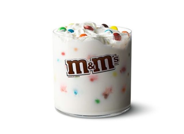 mcdonald's mcflurry m&ms-sel