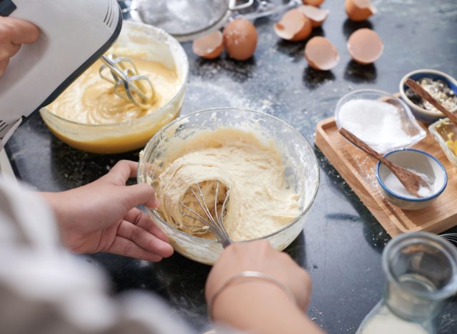 személy keverő torta tésztát