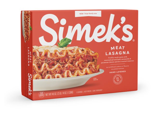 Simek húsos lasagne