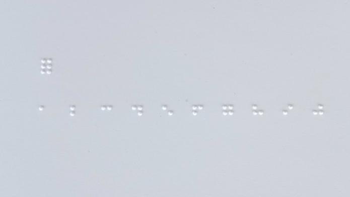 Braille-karakterek és az a-j-ig tartó ábécé illusztrációja (DocPribadi/TotokSuryanto)