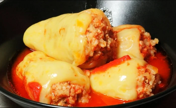 Töltött paprika, egy finom recept FOTÓ ghidulbanatului.ro