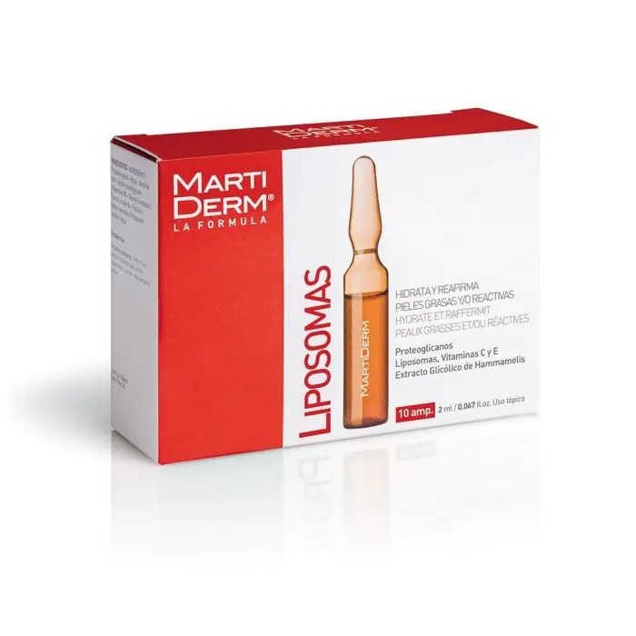 Öregedésgátló kezelési ampullák liposzóma C-vitaminnal a Martidermtől