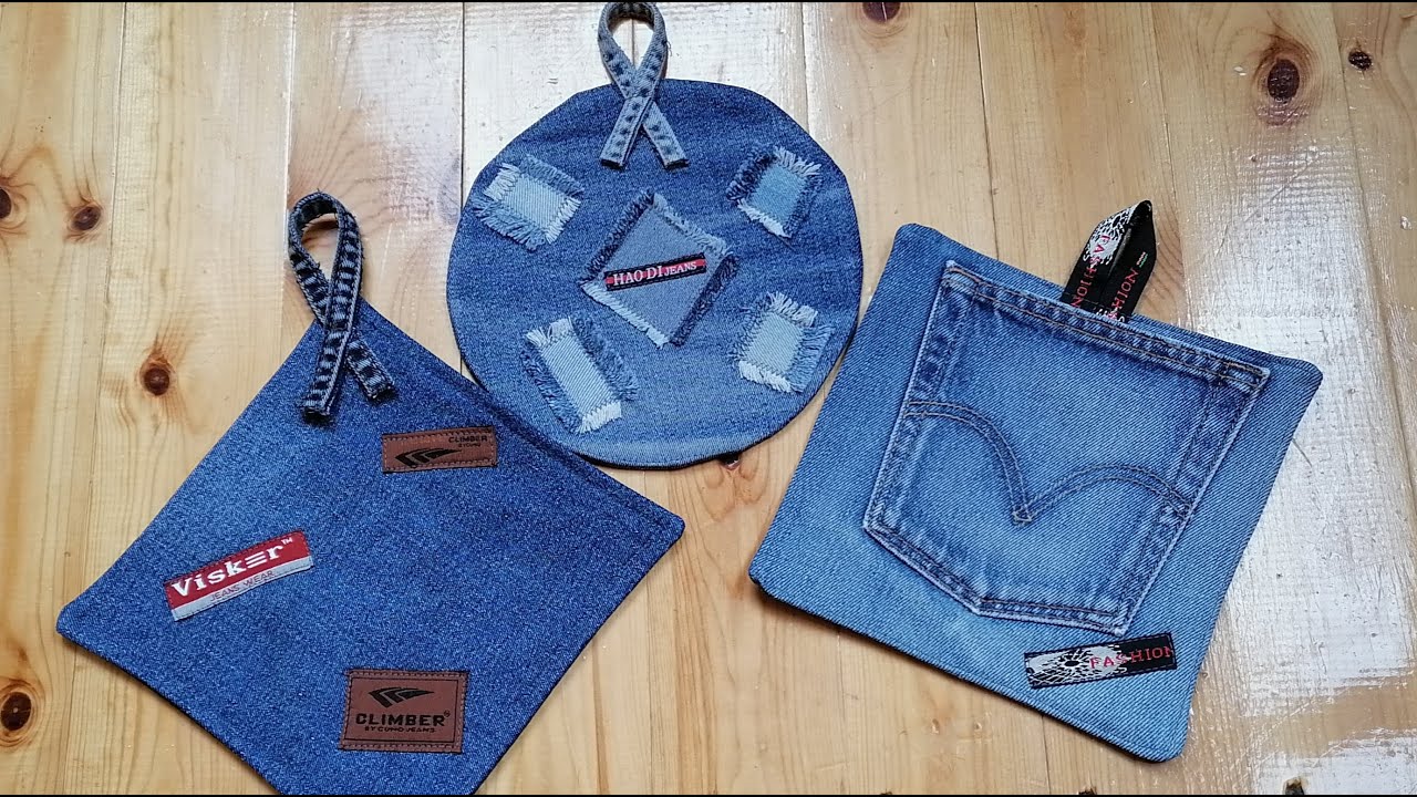 Farmerből készült konyhai sütőkesztyű. - Youtube