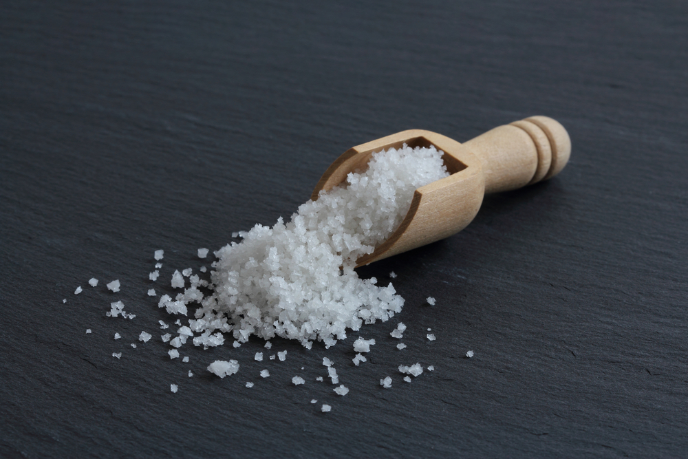 Fleur de sel só speciális fakanálban